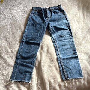 Re/Done Women's Stovepipe Jeans, SAF color. Worn 2x!!